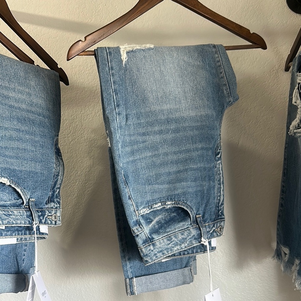 Classic Blue Straight Leg Jeans
